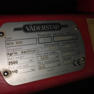 Combinator Vaderstad model NZA600 an 2017 - 5 Combinator Vaderstad model NZA600 an 2017 - 5
