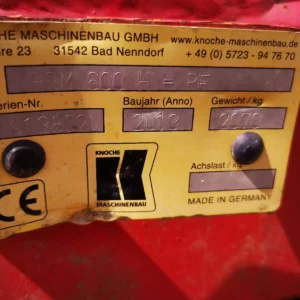 Combinator Knoche model PRM600H - 6 Combinator Knoche model PRM600H - 6